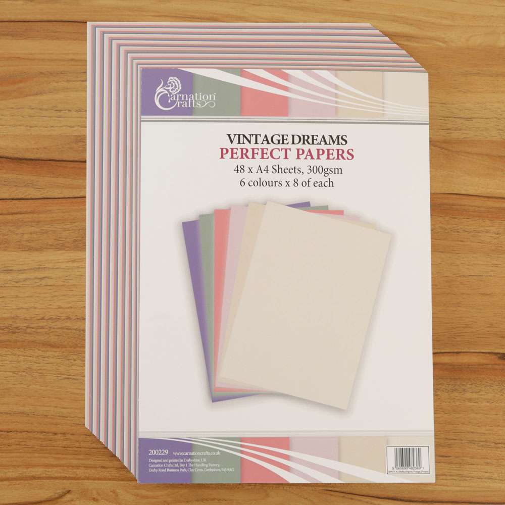 Carnation Crafts Vintage Dreams Perfect Papers – Carnation Crafts