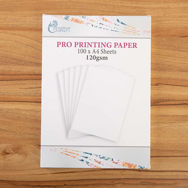Carnation Crafts Pro Printing Paper – 120gsm (100 A4 sheets ...