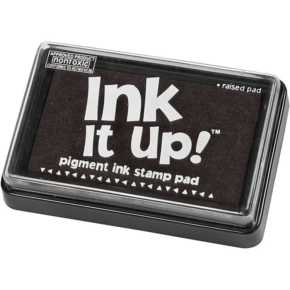 Ink It Up Stamp Pad Black Carnation Crafts